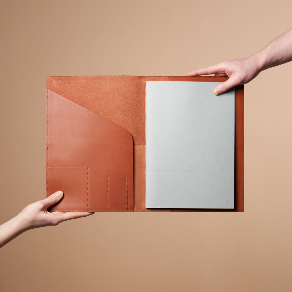 Paper Republic - le portfolio - leather portfolio (a4) | The Mailroom